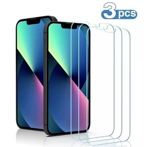 3 Pack Tempered Glass for iPhone 14, iPhone 13 Pro Max, iPhone 12 Pro Max, SE